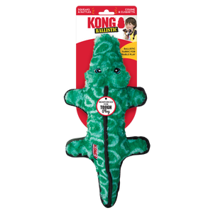 KONG Ballistic Dog Toy Alligator MD/LG - Image 2
