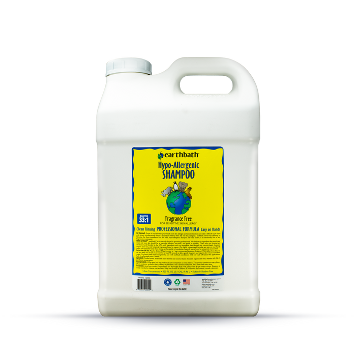 Earthbath Hypo-Allergenic Shampoo, Fragrance Free 2.5gal