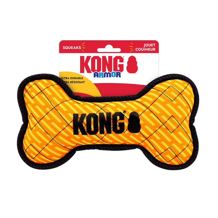 KONG KONG Armor Bone Dog Toy Assorted MD - Image 2