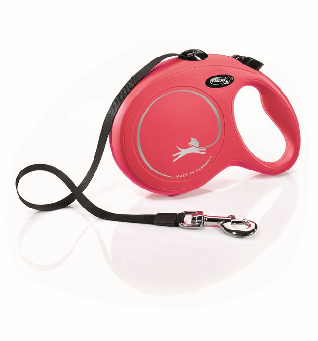 Flexi Classic Nylon Cord Dog Leash Red 26ft LG up to 110lb