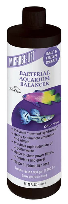 Microbe-Lift Bacterial Aquarium Balancer Water Clarifier 8 fl. oz