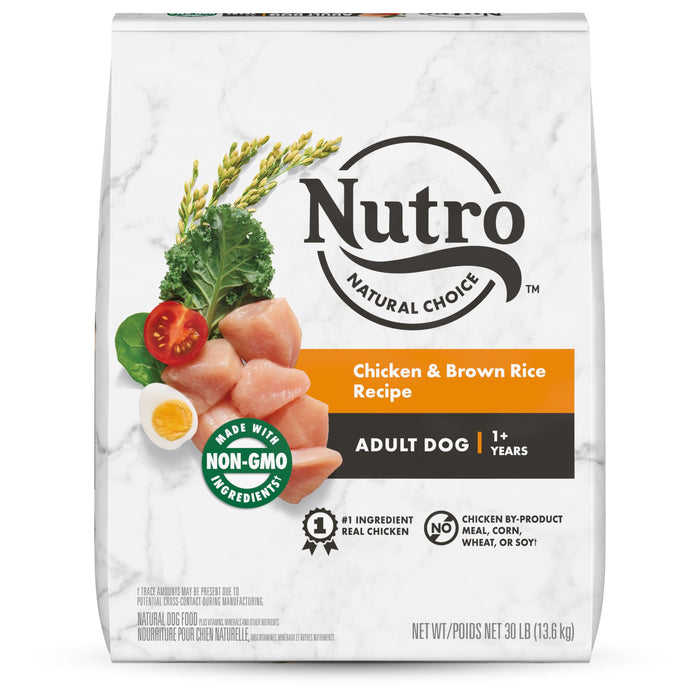 Nutro Products Natural Choice Adult Dry Dog Food Chicken & Brown Rice 30lb