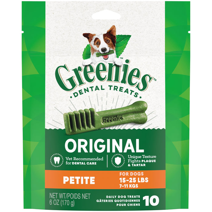 Greenies Dog Dental Treats Petite Original 6oz 10ct