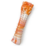 Nylabone Power Chew Textured Bone Dog Chew Toy 70th Birthday Orange Swirl Chicken X-Large (1 Count)