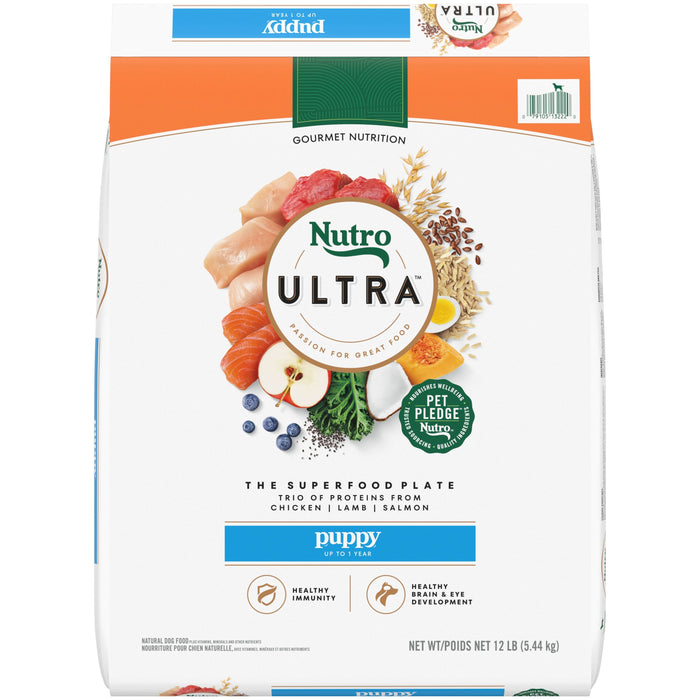 Nutro Products Ultra Puppy Dry Dog Food Superfood Plate 12lb