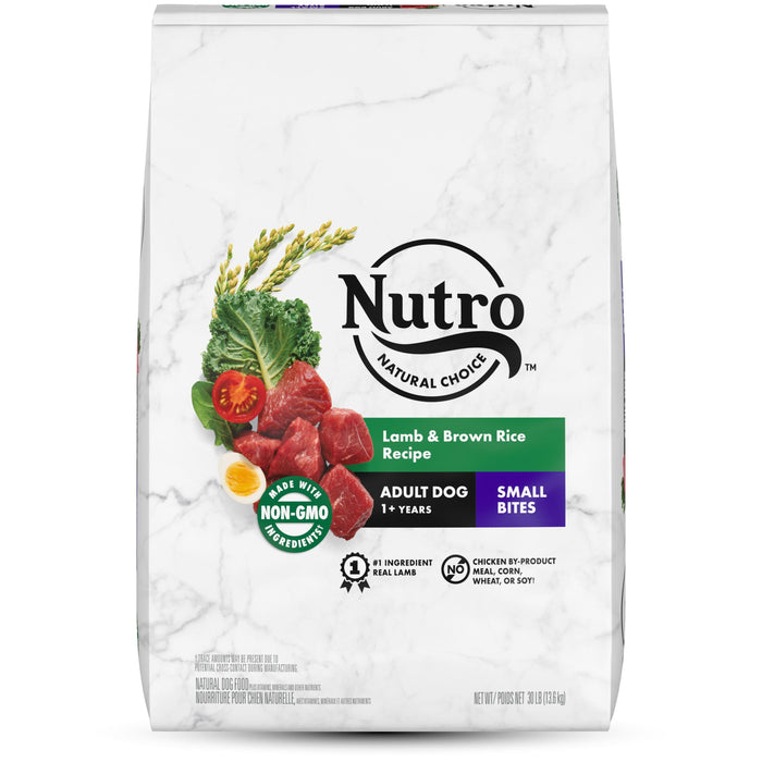 Nutro Products Natural Choice Small Bites Adult Dry Dog Food Lamb & Brown Rice 30lb