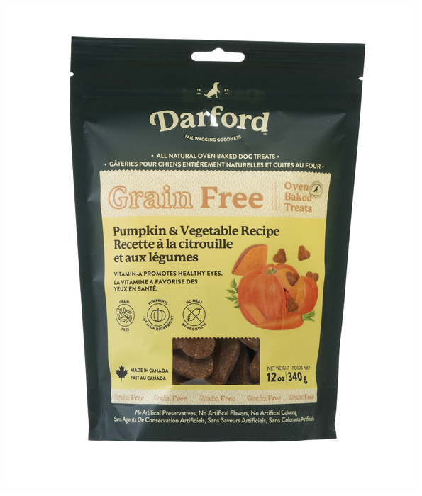 Darford Grain Free Pumpkin Recipe Biscuits Regular 12oz