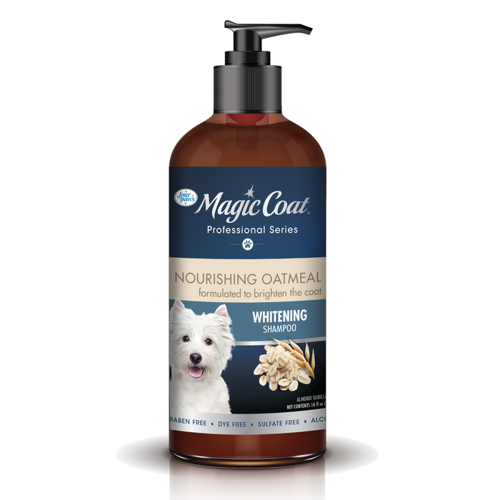Four Paws Magic Coat Professional Series Nourishing Oatmeal Dog Whitening Shampoo 16 Ounce (1 Count)
