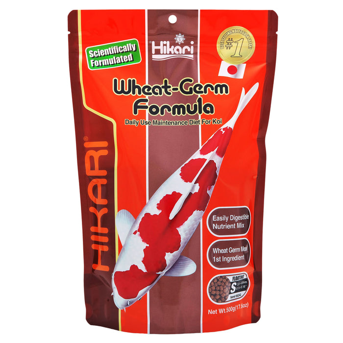 Hikari USA Wheat-Germ Floating Pellet Fish Food for Koi, Goldfish and Other Pond Fishes 17.6oz Mini - Image 2