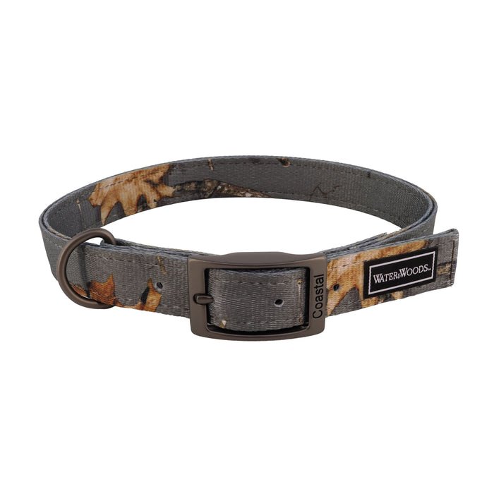 Coastal Water & Woods® Double-Ply Patterned Hound Dog Collar Country Root Evergreen 22in