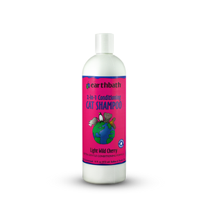 Earthbath 2-in-1 Conditioning Shampoo for Cats, Light Wild Cherry 16oz - Image 2