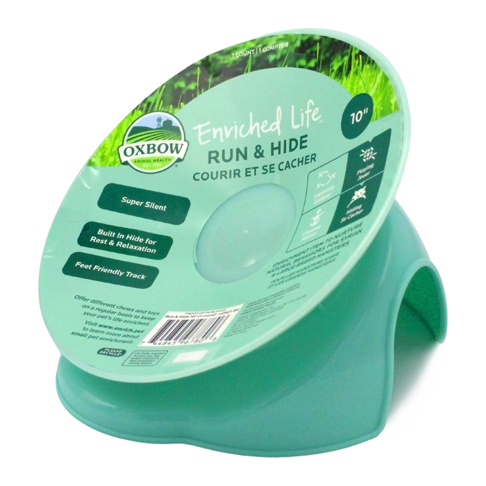 Oxbow Animal Health Enriched Life Small Animal Run & Hide Mint Green 10in