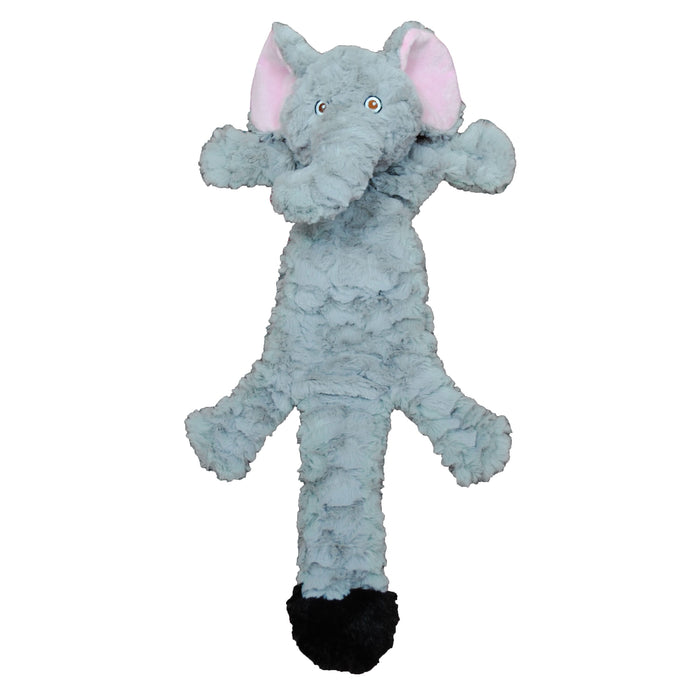 Jolly Pet Fat Tail Stuffed Elephant Dog Toy LG