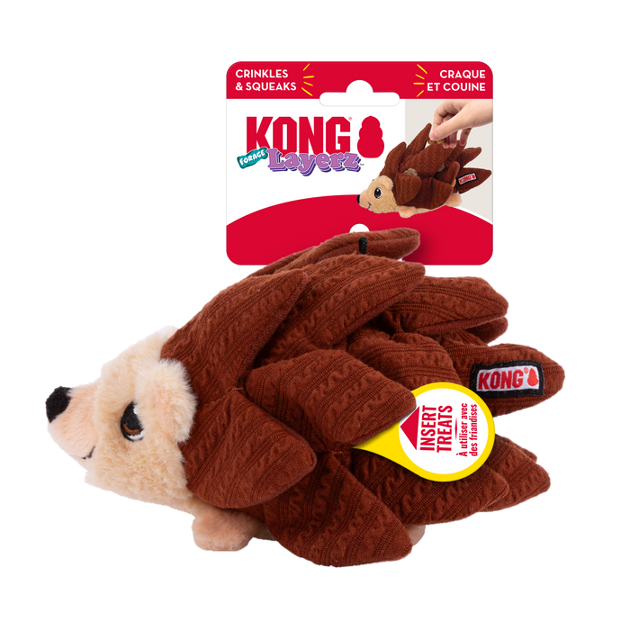 KONG Layerz Forage Dog Toy Hedgehog MD - Image 2