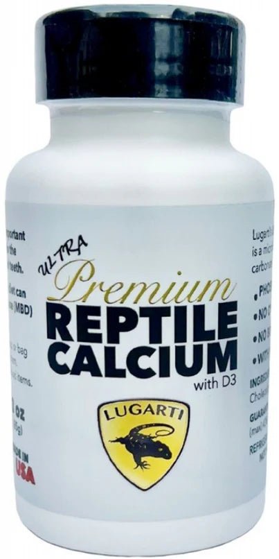 Lugarti Ultra Premium Reptile Calcium with D3 - 760354373884
