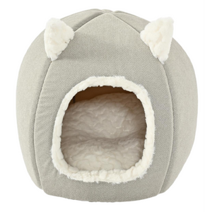 Max & Marlow Cat Dome w/ Ears White - Image 2