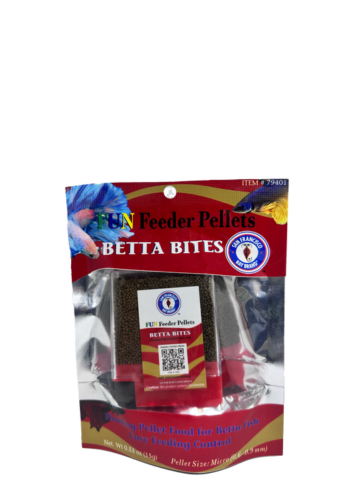 San Francisco Bay Brand Fun Feeder Pellets Betta Bites .53 oz
