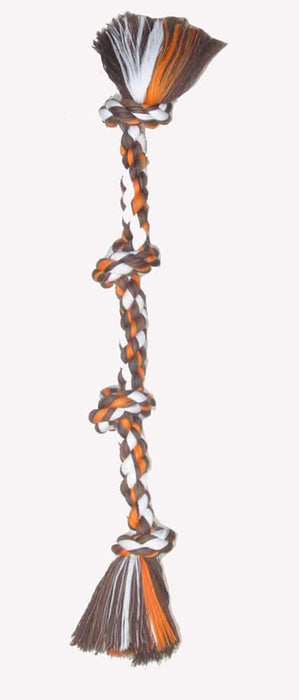 Mammoth Pet Products Cotton Blend Color 4 Knot Rope Tug Toy Assorted 31in XL - Image 2