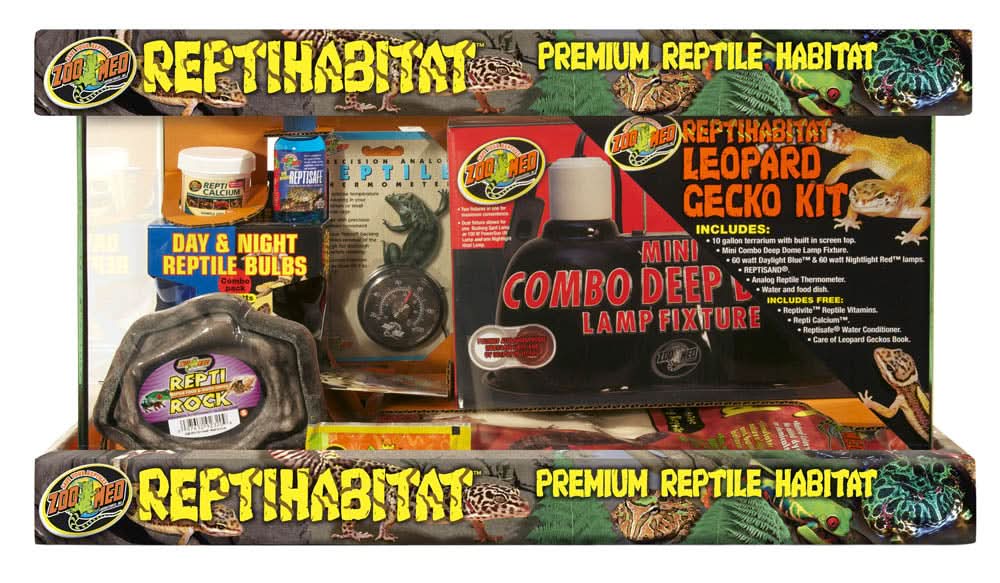 Zoo Med ReptiHabitat Leopard Gecko Kit