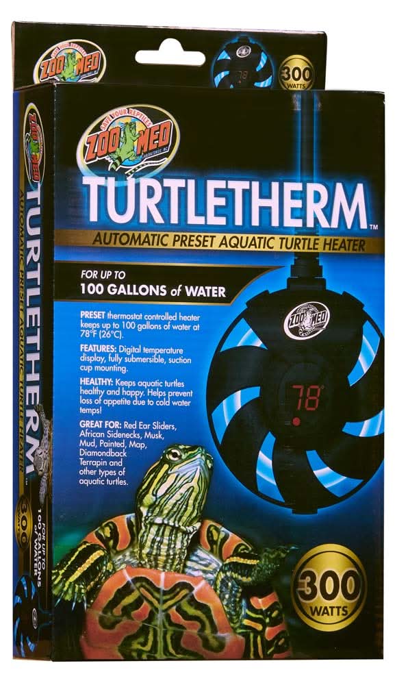 Zoo Med Turtletherm Automatic Preset Aquatic Turtle Heater 300 Watts ...
