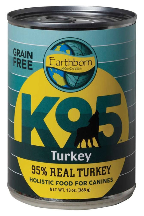 Earthborn Holistic Grain Free K95 Meat Protein Wet Dog Food Turkey 13oz