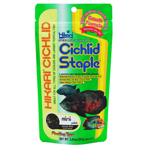 Hikari USA Cichlid Staple Pellets Fish Food 2oz Mini - Image 2