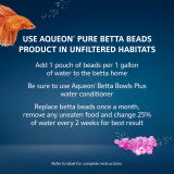 Aqueon PURE Betta Beads Pink, 8.8 Ounces