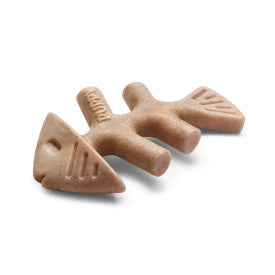 Benebone Puppy 2-Pack Fishbone Dog Chew Toy Salmon XS|40PK