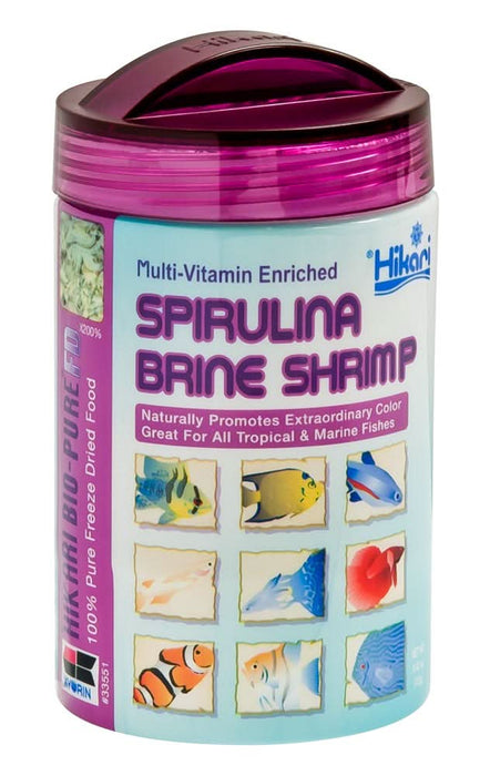 Hikari USA Bio-Pure Spirulina Brine Shrimp Freeze Dried Fish Food 0.42 oz - Image 2