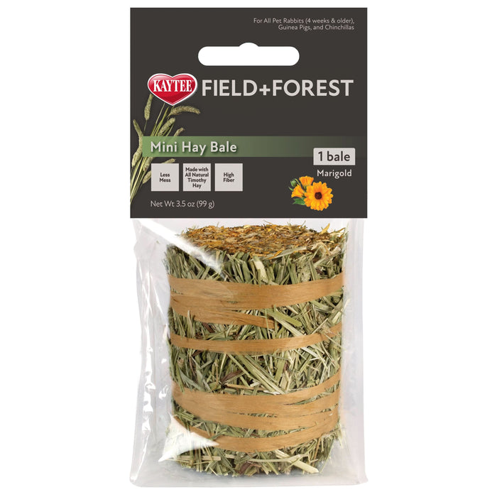 Kaytee Field+Forest Mini Hay Bales Marigold 3.5 Ounces