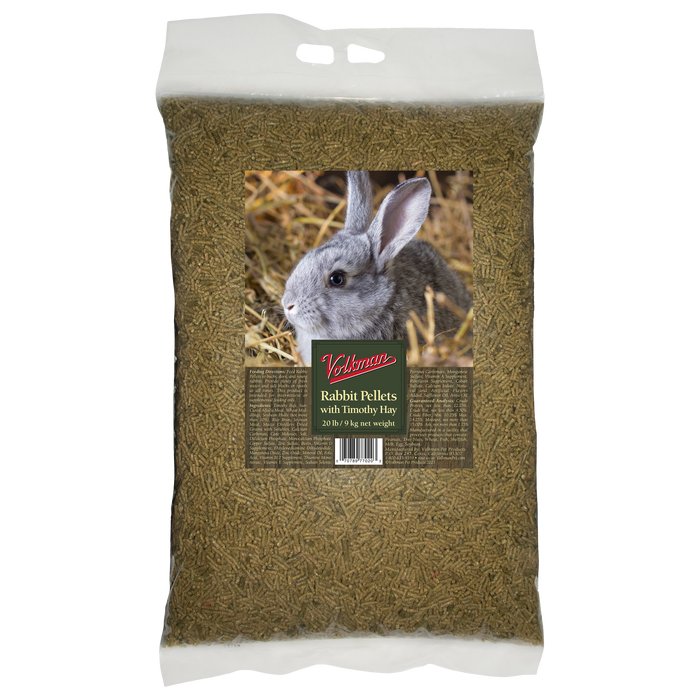 Volkman Seed Company Small Animal Rabbit Pellets Food 20 lb