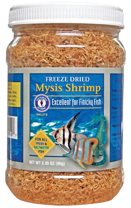 San Francisco Bay Brand Mysis Shrimp Freeze Dried Fish Food 3.35 oz