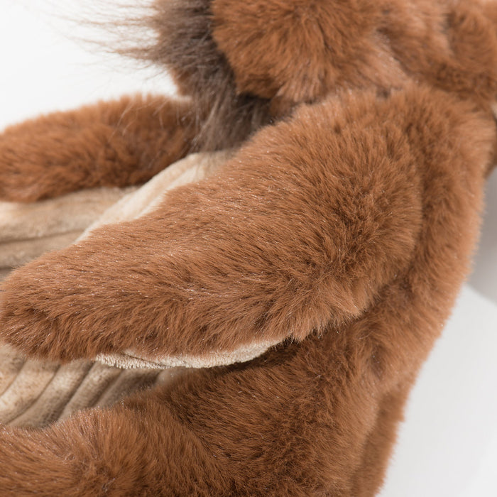 HuggleHounds Maple Moose X-Brace™ Durable Plush Dog Toy