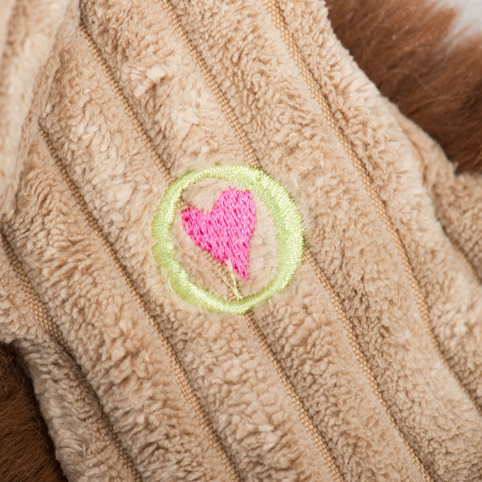 HuggleHounds Maple Moose X-Brace™ Durable Plush Dog Toy