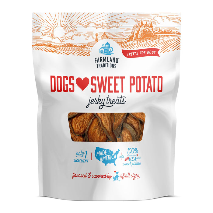 Farmland Traditions Dogs Love Sweet Potato Dog Treats 16oz