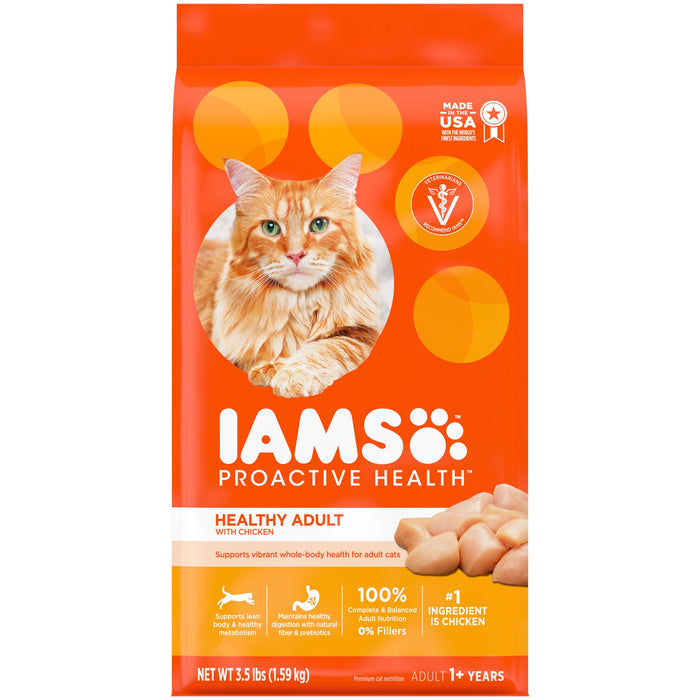 IAMS Proactive Health Adult Dry Cat Food Chicken 3.5lb