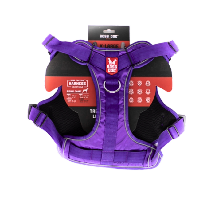 Boss Dog Tactical Dog Harness Purple XL