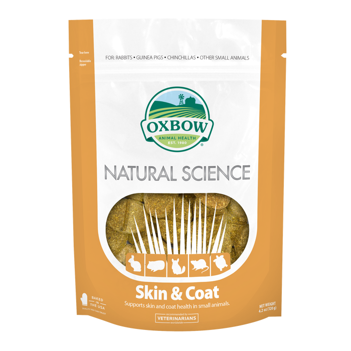 Oxbow Animal Health Natural Science Small Animal Skin & Coat Support Supplement 4.2oz