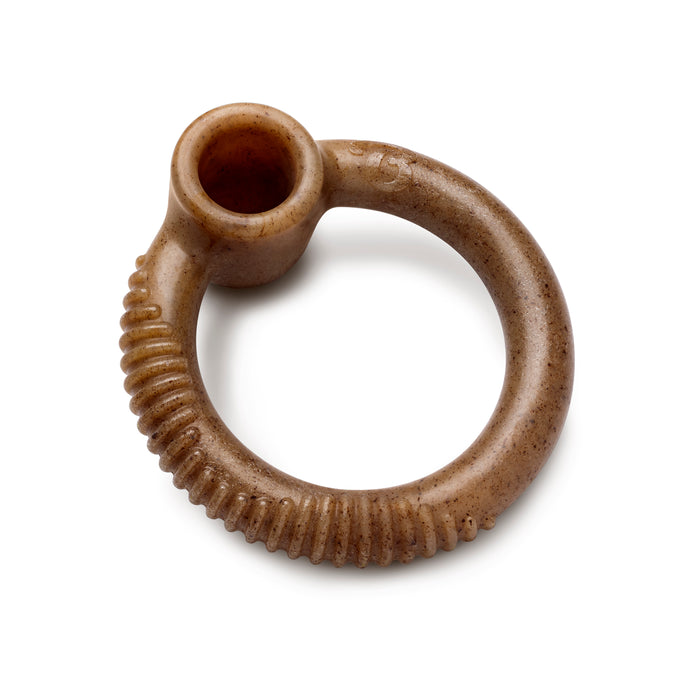 Benebone Ring Durable Dog Chew Toy Bacon MD| 30 PK