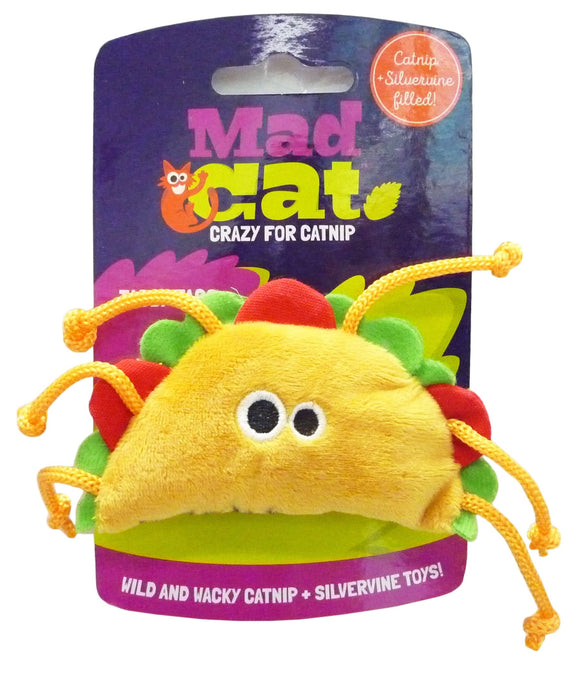Mad Cat Tabby Taco Cat Toy SM