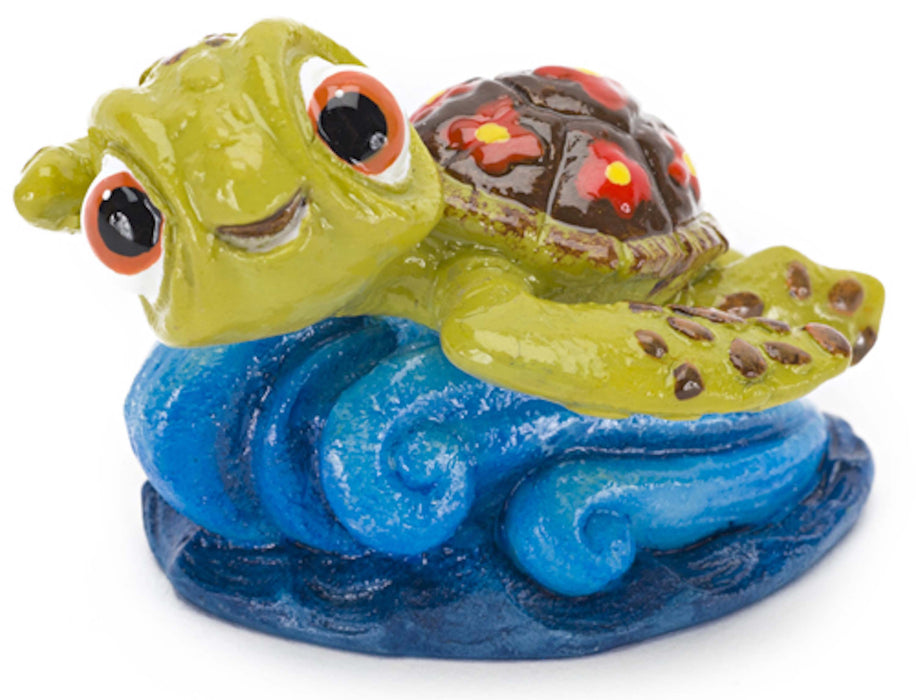 Disney Squirt Aquarium Statue Green, Brown, Blue 1.25 in Mini
