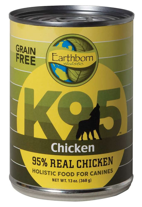 Earthborn Holistic Grain Free K95 Meat Protein Wet Dog Food Chicken 13oz
