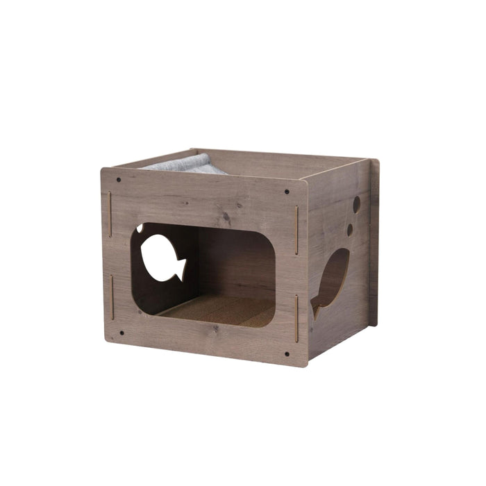 PetPals Jodie Condo Cat Scratcher Brown 14.5in