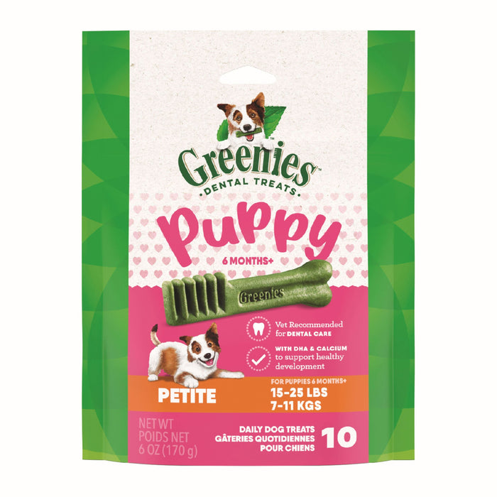 Greenies Puppy 6+ Months Dog Dental Treats Petite 6oz