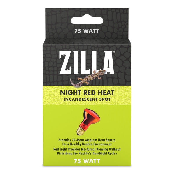 Zilla Incandescent Spot Bulb Night Red 75 watts