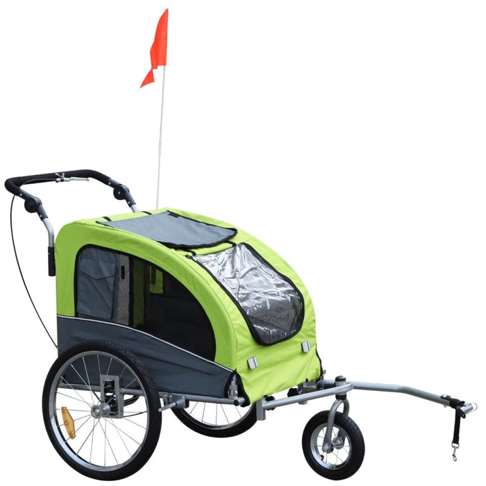 Furr Baby Gifts Pet Dog Bicycle Trailer Jogger with Suspension