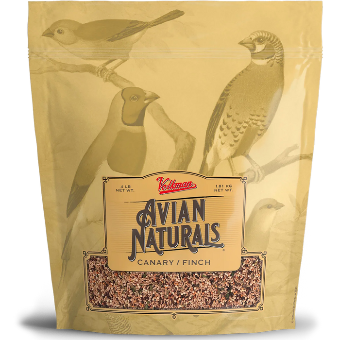 Volkman Seed Company Avian Naturals Canary/Finch Bird Food 4lb