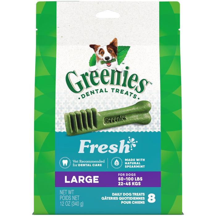 Greenies Dog Dental Treats Large Fresh 12oz 8ct
