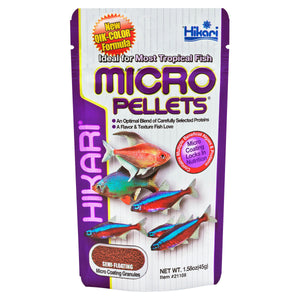 Hikari USA Tropical Pellets Fish Food 1.58 oz - Image 2