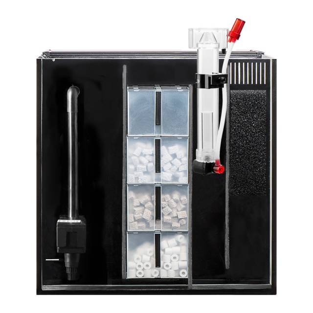 Aquatop Recife ECO Aquarium Kit with Stand Black, Clear 24 gal